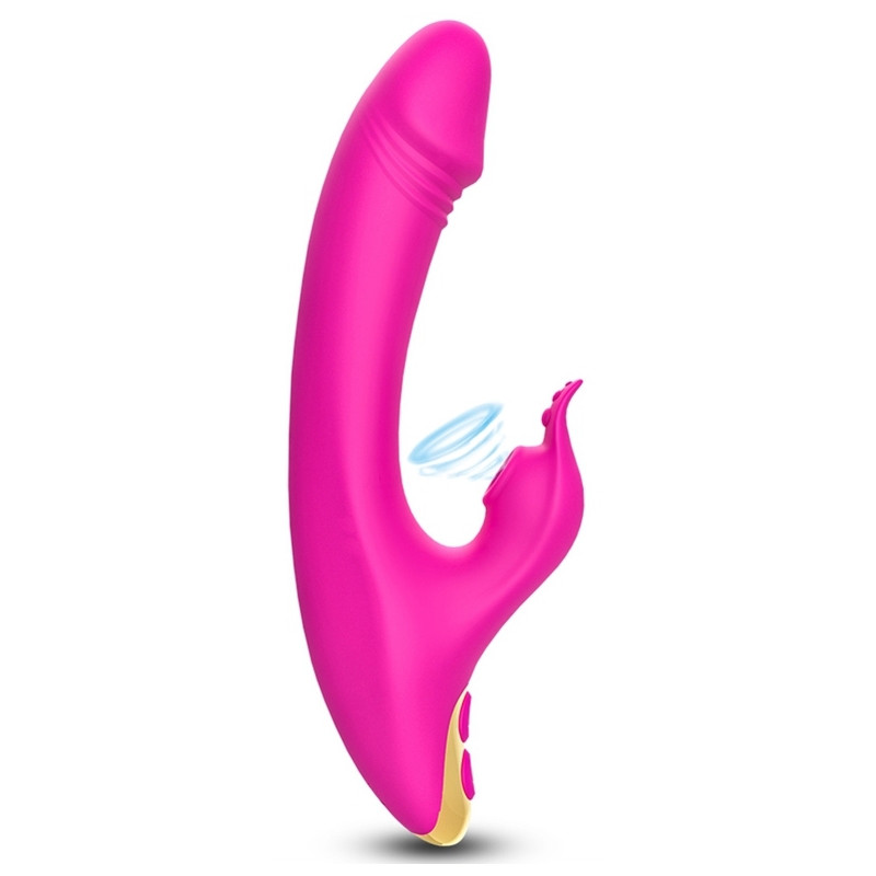 Generique Vibro Rabbit à aspiration Amant Vibe 22cm Rose